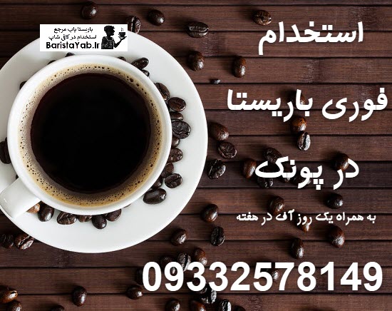 استخدام نیرو برای کافه ای در پونک تهران